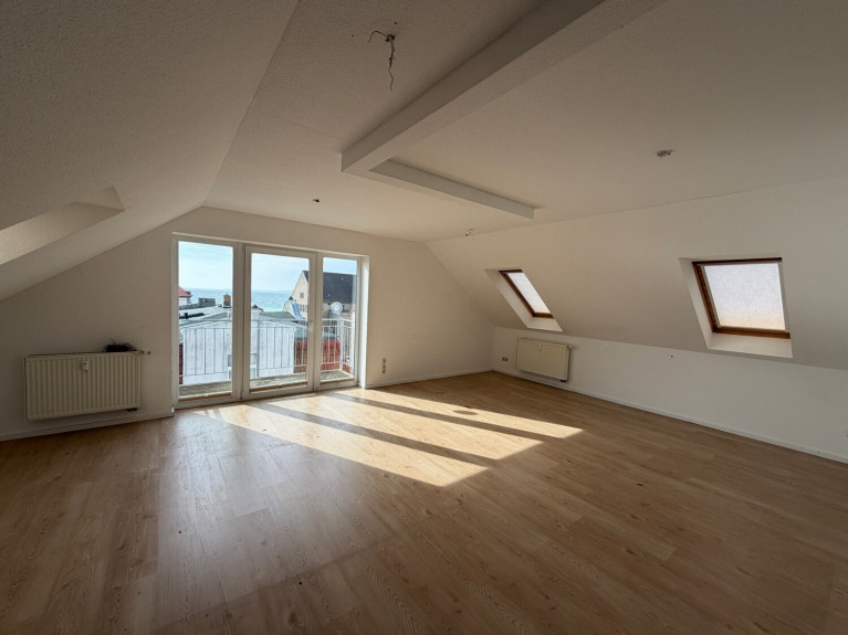 Helle 2-Raum-Wohnung in Sassnitz mit Blick auf die Ostsee